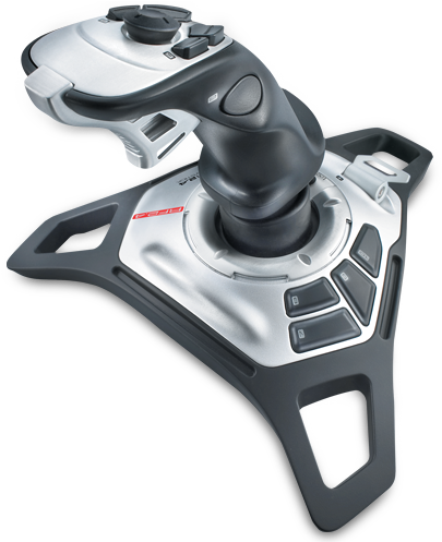 Joystick Png Hd - Logitech Freedom 2.4 Cordless Joystick Joystick - 10 (455x500), Png Download