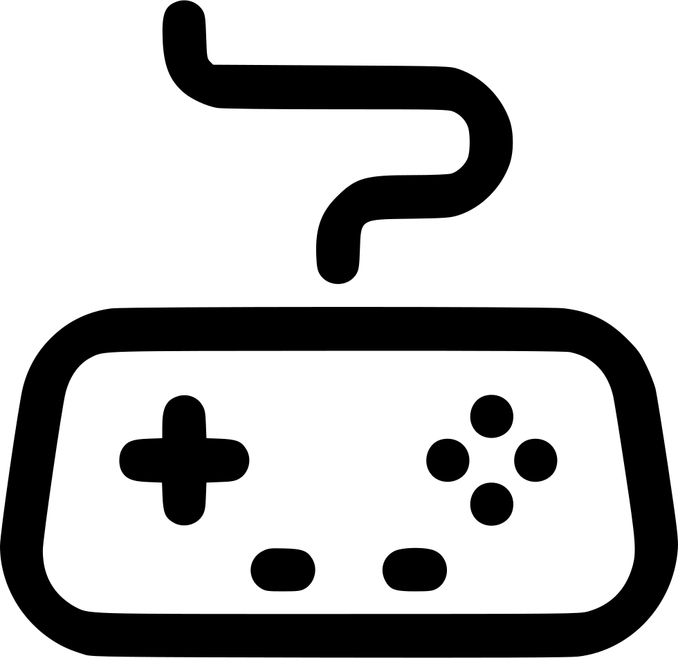 Arcade Controller Game Gamepad Gaming Joystick Comments - Video Controller Clip Art (980x952), Png Download