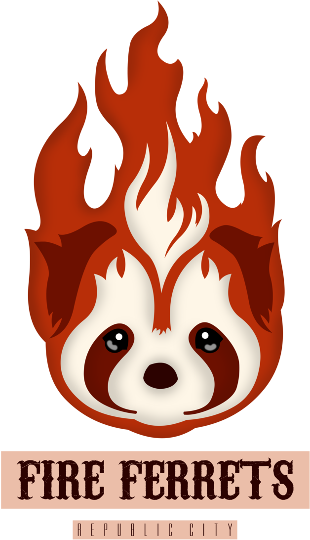 Vector By Eduardowar On Deviantart - Fire Ferrets (683x1170), Png Download