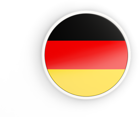 Illustration Of Flag Of Germany - German Flag Round Icon (640x480), Png Download