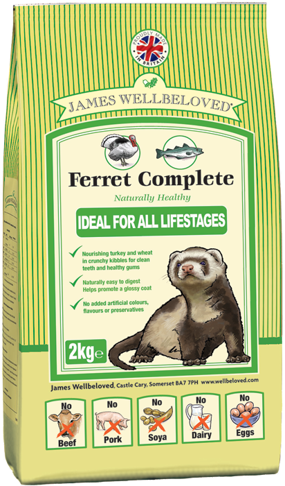 James Wellbeloved Ferret Food 10kg - James Wellbeloved Ferret Food 2kg - 2kg (595x842), Png Download