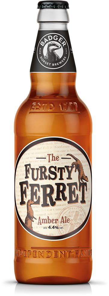 The Fursty Ferret - Old Speckled Hen Bottle (405x1000), Png Download