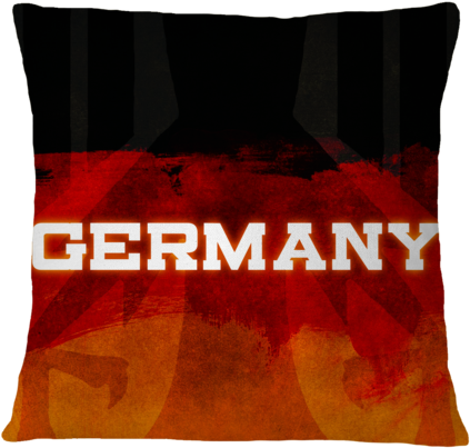 Germany Flag Pillow - Quarantine Sign (480x480), Png Download