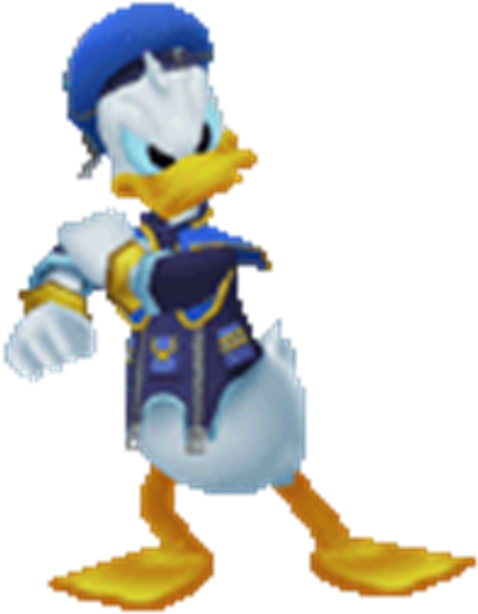 Donald Talk Sprite Khrec - Kingdom Hearts 3 Donald Duck (565x598), Png Download