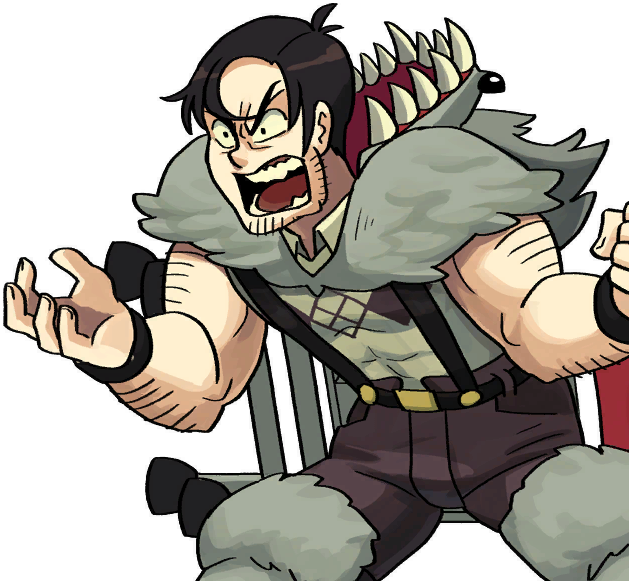 Beo Angry - Skullgirls (640x720), Png Download