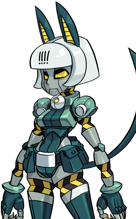 Robo Angry - Skullgirls Robo Fortune Sprites (640x720), Png Download