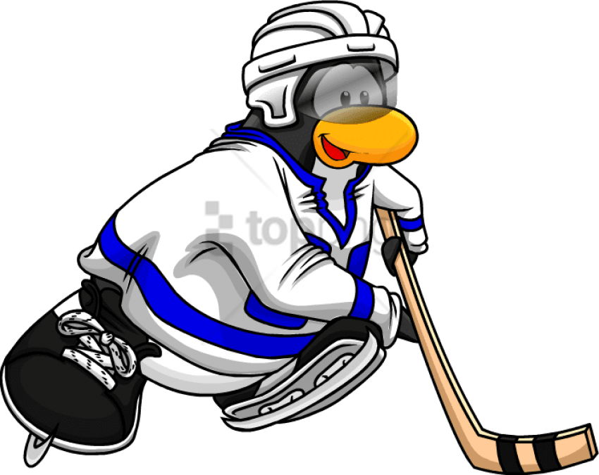 Image Penguinhockey Png Club Penguin Wiki Fandom - Club Penguin Playing Hockey (702x557), Png Download