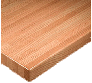 Oak Street Square Premium Table Top 42" X 42" Solid - 3 4 Table Top (376x338), Png Download