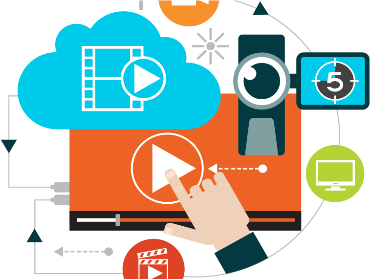 As You Get Started With Video, You May Hear Intimidating, - Video Marketing Background (855x570), Png Download