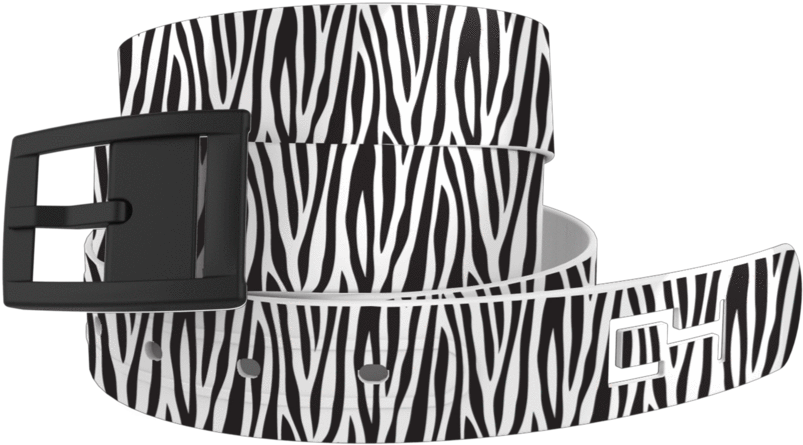 Tap To Expand - C4 Belts C4 Design Hypoallergenic Belt: Zebra White (1024x1024), Png Download