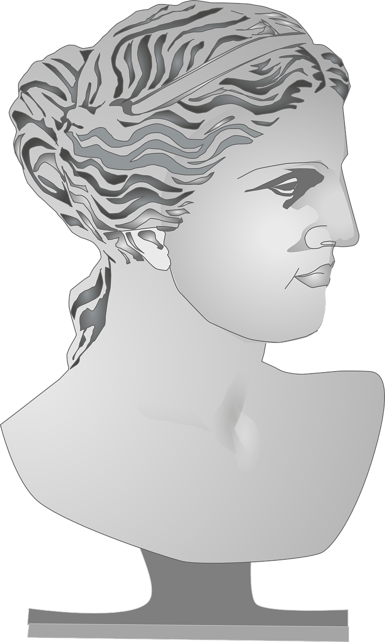 Greek Goddess Bust - Arte Escultura Png (768x1280), Png Download