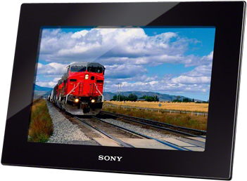 1" Black Digital Photo And Video Frame - Sony Dpf-hd1000/b - Digital Photo Frame - 10.1 In (718x407), Png Download