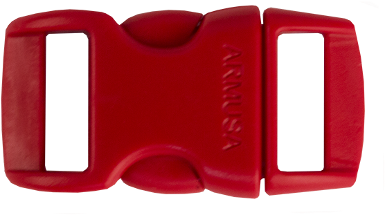Paracord Buckles - Red - Parachute Cord (600x337), Png Download