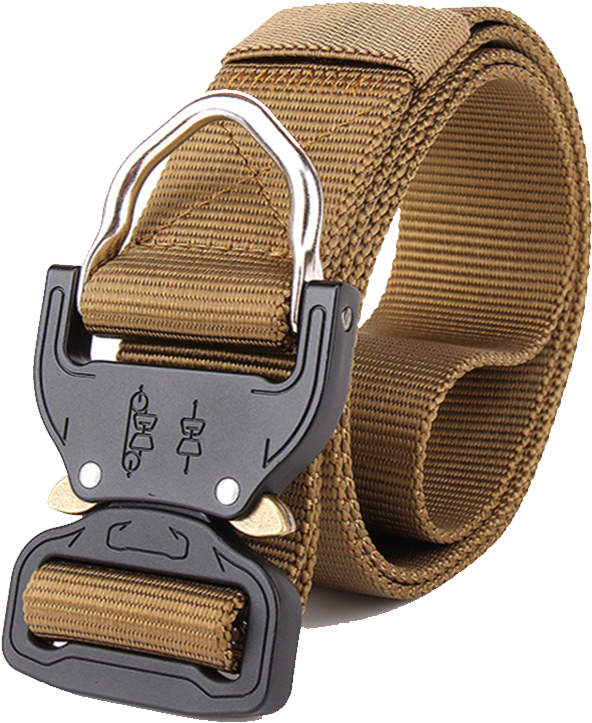 Tan Light-duty Rigger's Belt Cobra Buckle - Tactical Heavy Duty Soldier Mens Military Belt Buckle (800x800), Png Download