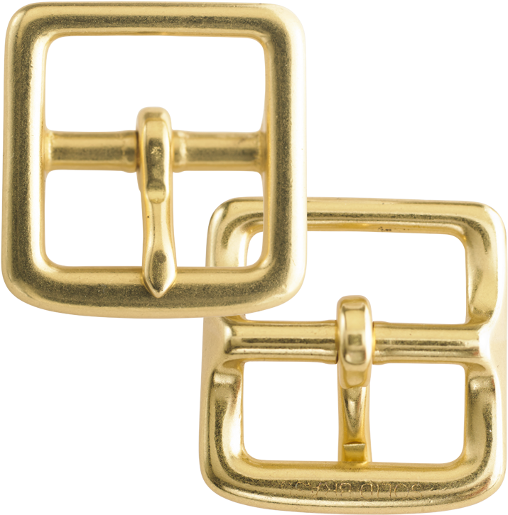 Brass Center Bar Buckle 1 Inch - Inch (788x751), Png Download