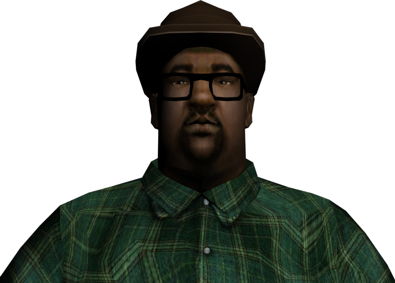 Big Smoke Face Png Jpg Royalty Free Download - Grand Theft Auto: San Andreas (800x574), Png Download