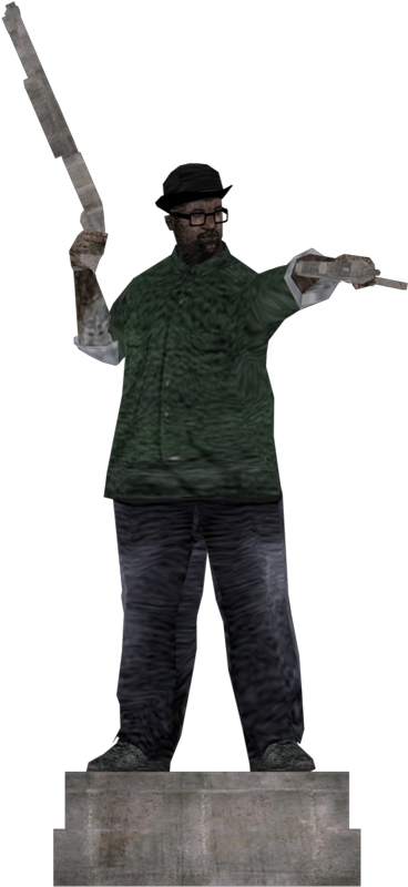 Big Smoke Png Png Black And White Download - Big Smoke Small Smoke (800x800), Png Download