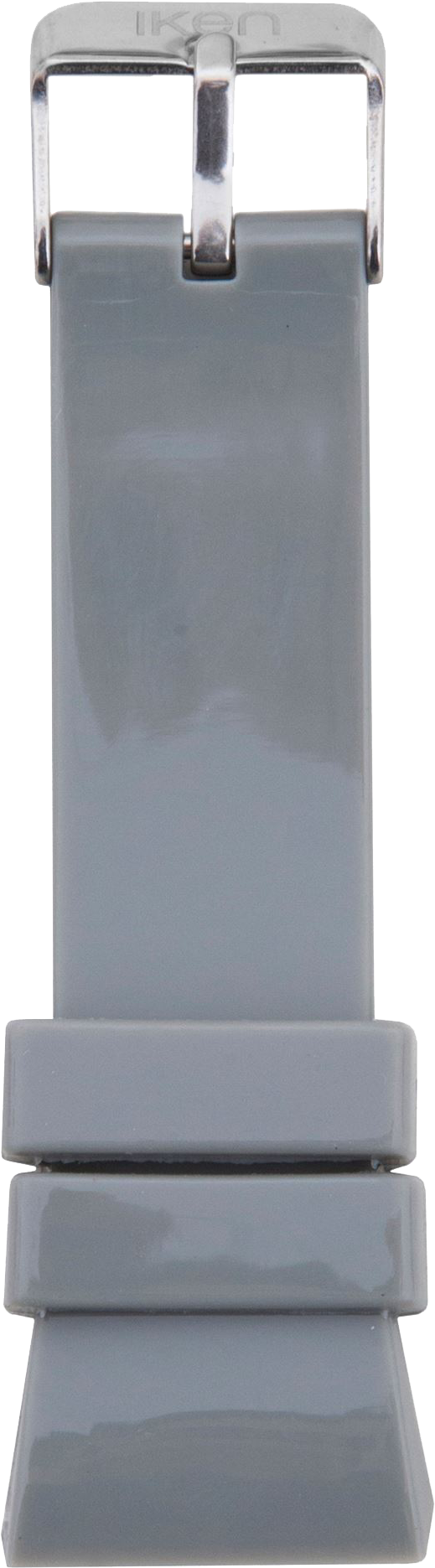 Picture Of Flat Gray Buckle Strap - Simple Watches (650x1980), Png Download