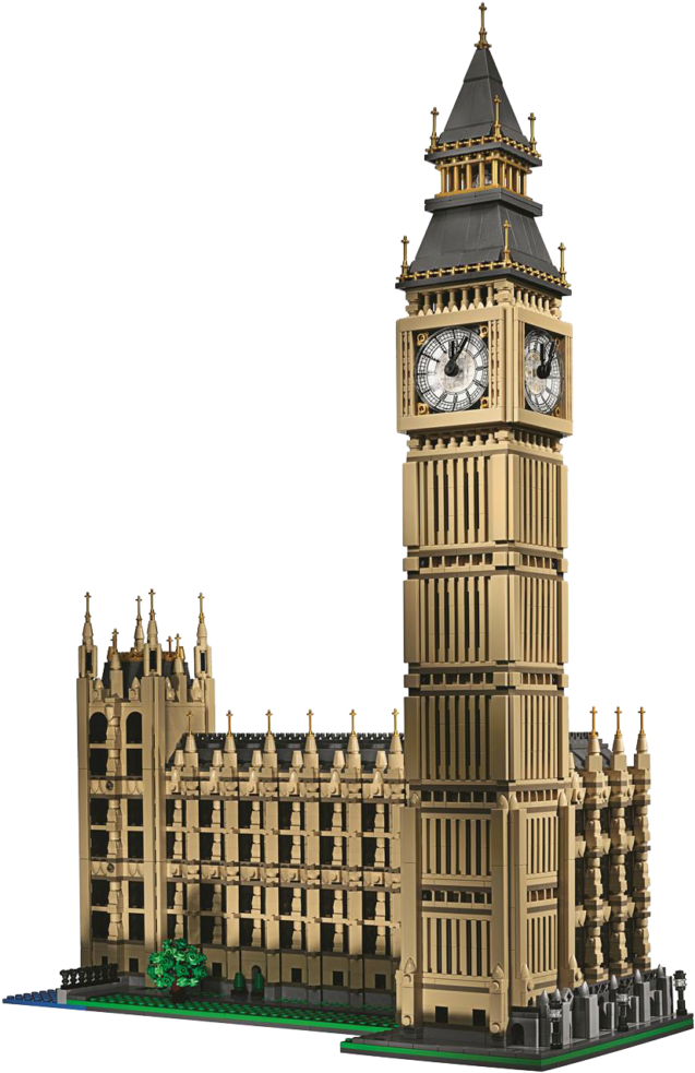 Free Big Ben Png File - Lego Creator Big Ben (678x1024), Png Download