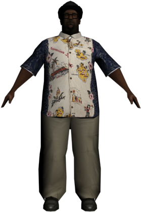 [req] Big Smoke - Big Smoke Skin Lsrp (309x442), Png Download