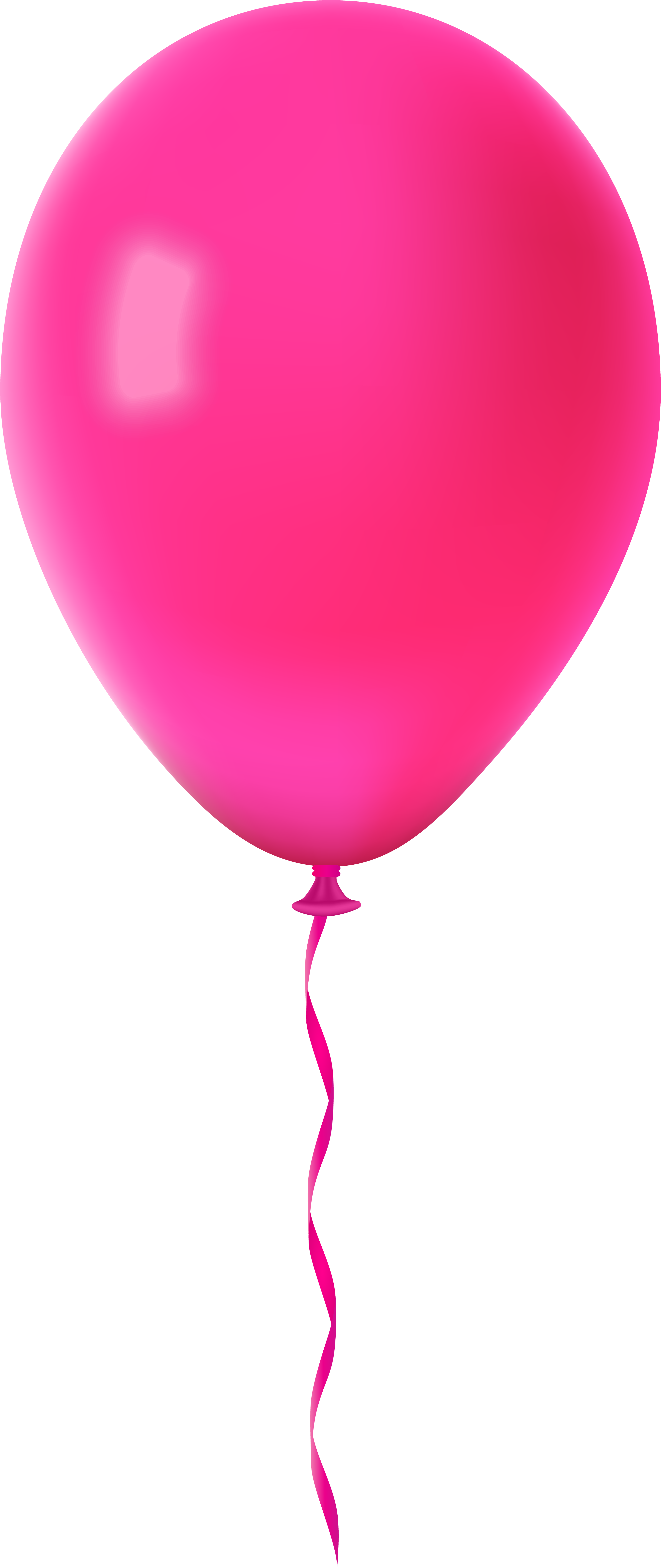 Pink Balloon Png Transparent Background Download - Red Balloon Clipart Transparent (3450x8000), Png Download