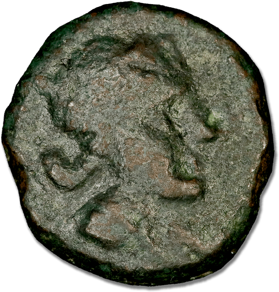 Calabria, Hyria Ae Quincunx, 217-89 Bc, Very Good - Dime (1000x1000), Png Download