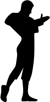 Flamenco Male Dancer Silhouette Vector - Couple Dance Icon Png (400x400), Png Download