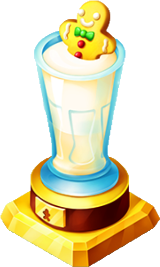 Gold Cookie Trophy - Toy (561x561), Png Download
