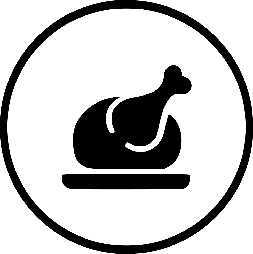 Kitchen Nonveg Chicken Chistmas Dinner Restaurant Comments - Non Veg Food Icon Png (980x984), Png Download