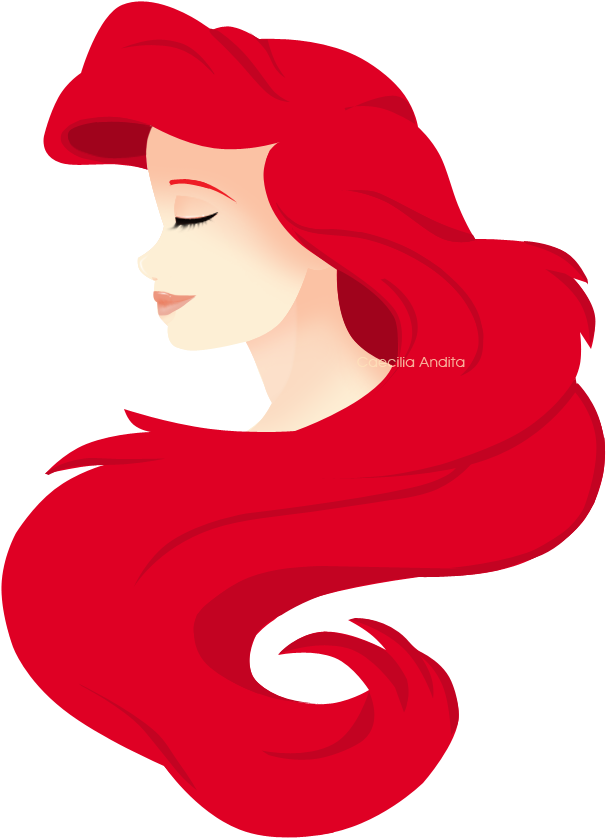 Mermaid Vector Images - Little Mermaid Ariel Vector (760x1000), Png Download