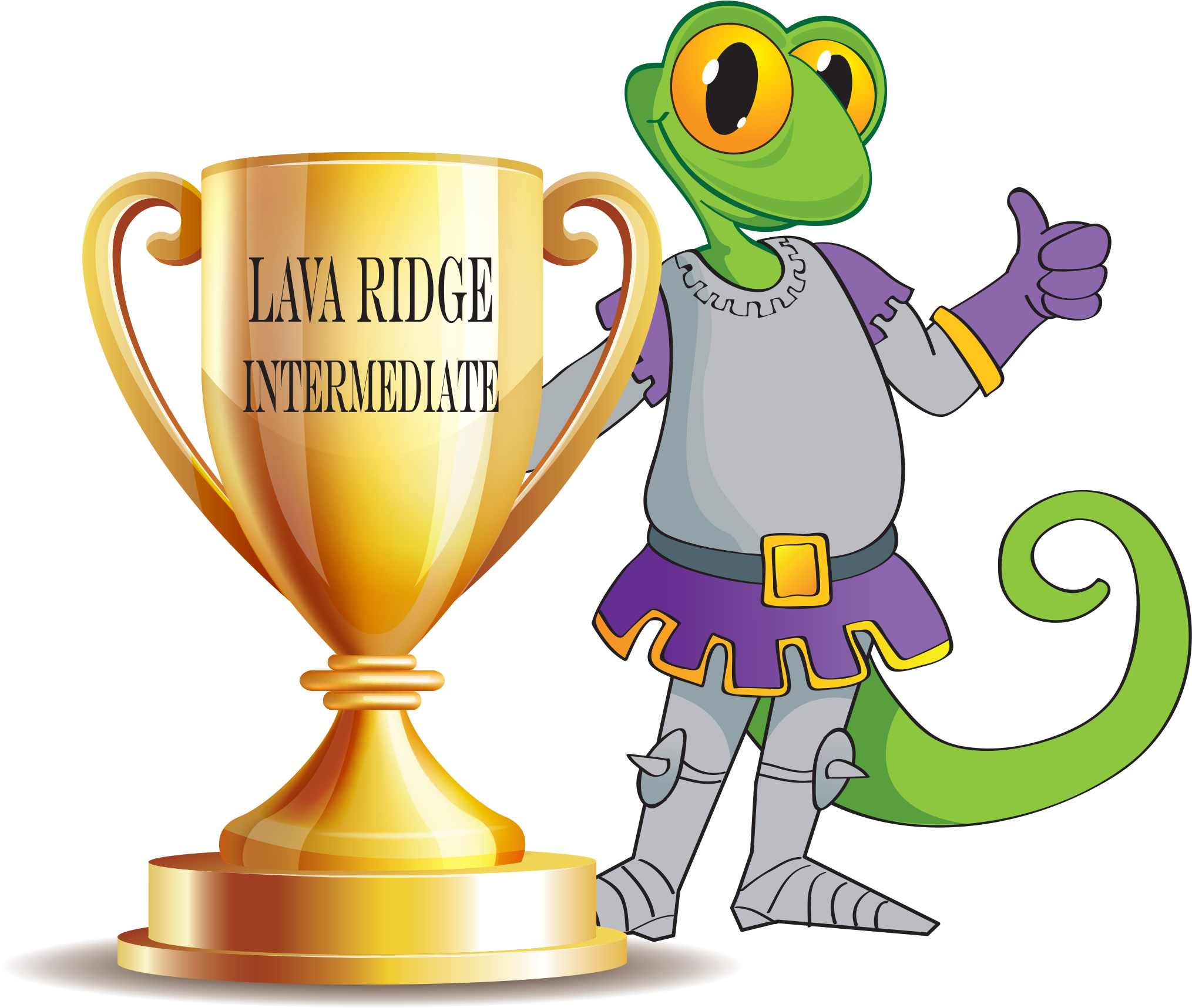 Gecko With Gold Trophy - Bundlez-4-fanz Fan Packs Fan Pack - Small Champions (2046x1753), Png Download