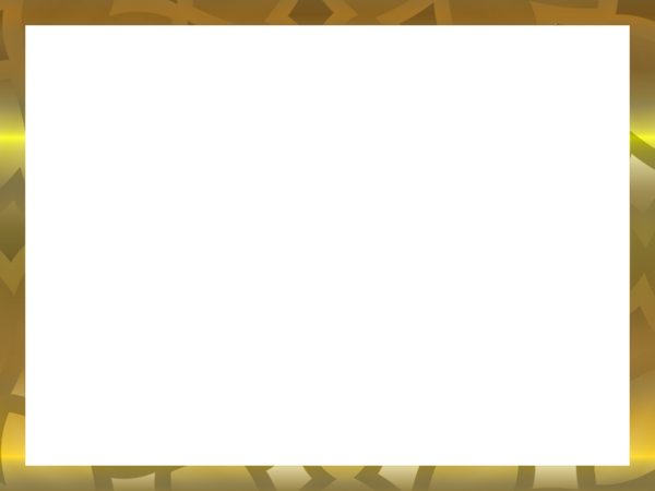 Cadre Tube Png - Solid Gold Border Png (600x450), Png Download