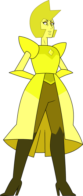 Yellow Diamond Png Png Royalty Free Stock - Imagenes De Yellow Diamond Steven Universe (272x636), Png Download