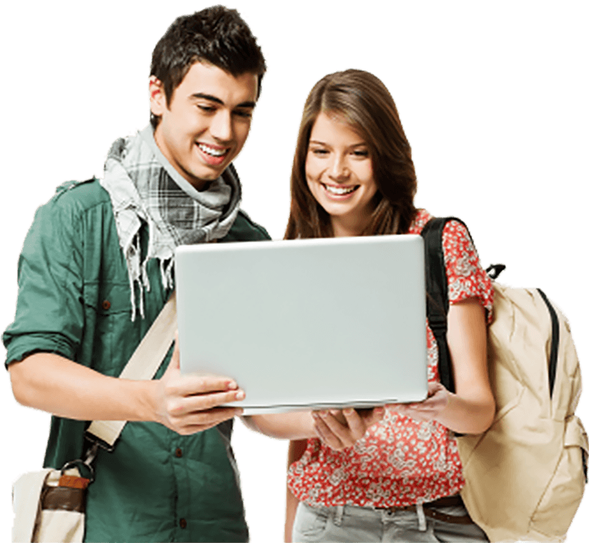 College Student Png - Students With Books Png (850x835), Png Download
