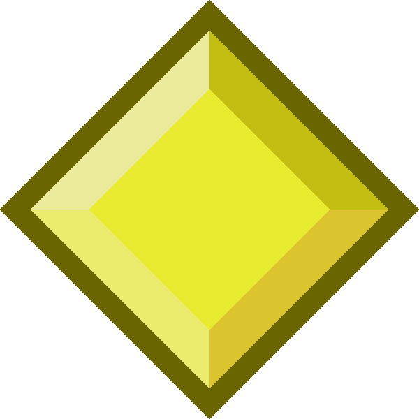 Yellow Diamond Gemstone - Yellow Diamond Su Gem (600x600), Png Download