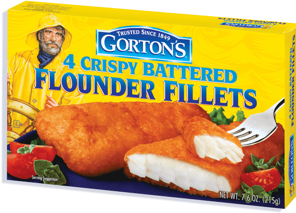 Crispybattered Flounder - Gorton's Fish Sticks (600x600), Png Download