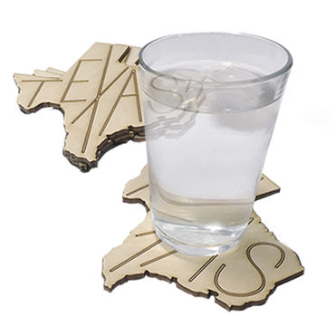 Home State - Coasters - Drink Coaster (375x480), Png Download