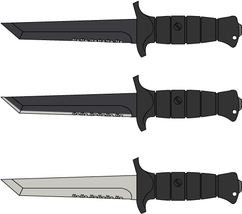 Tactical Knife - Halo Combat Knives Spartan (871x460), Png Download
