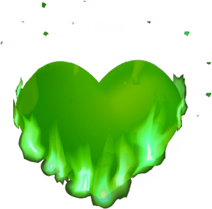 Burning Heart (1024x1024), Png Download