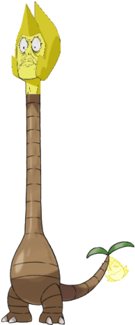 Alolan Exeggutor (500x500), Png Download