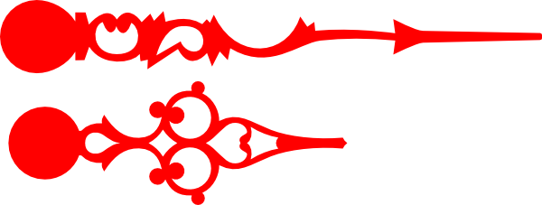 Clock Hands Clip Art At Clker - Clock Hands Clip Art (600x227), Png Download