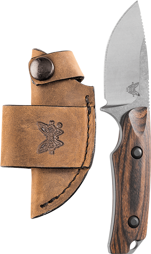 Hidden Canyon Hunter Family - Benchmade Hidden Canyon Hunter Knife (wood, Fixed Blade) (1000x1000), Png Download