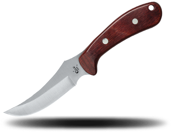 Smooth Rosewood Ridgeback® Hunter - Utility Knife (558x431), Png Download