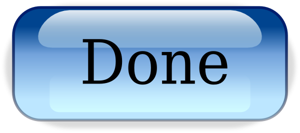 Small - Transparent Done Word (600x266), Png Download