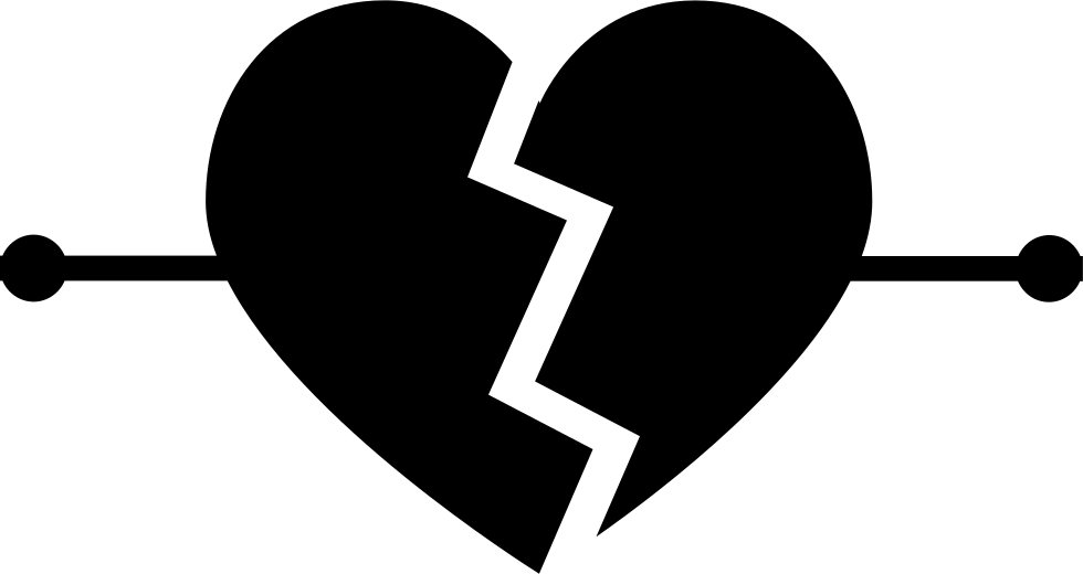 Png File Svg - Heart Break Png (980x520), Png Download