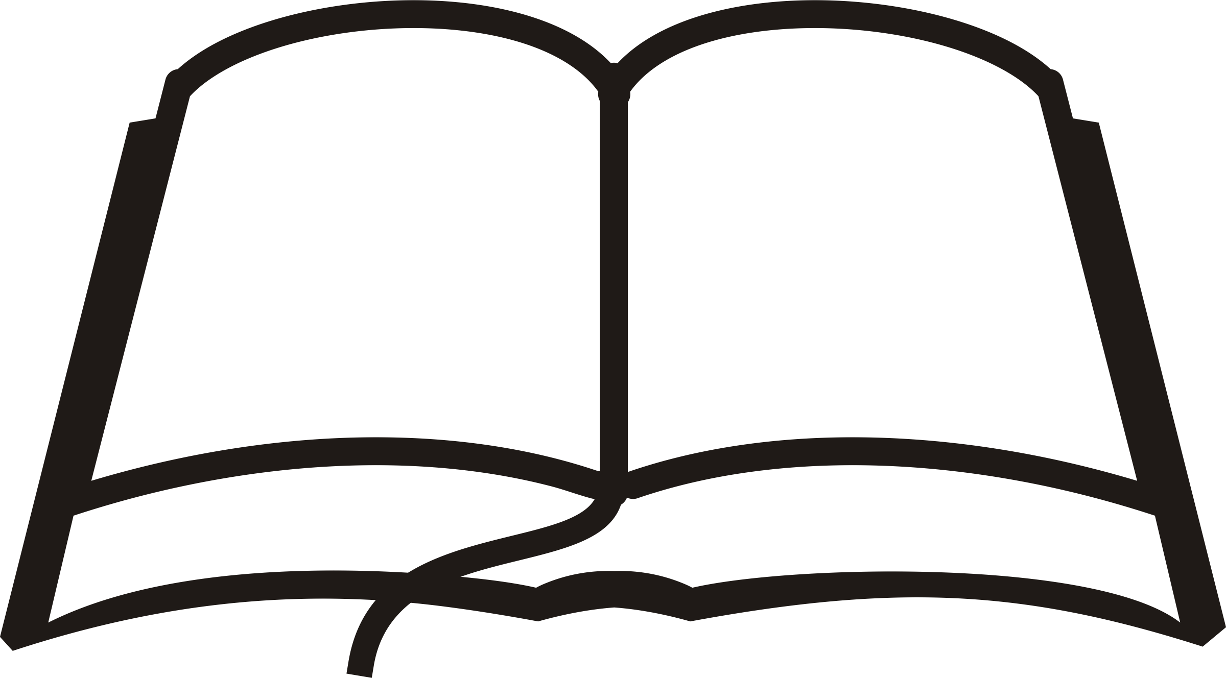 Vector Free Library Big Image Png - Open Book Png (2400x1328), Png Download