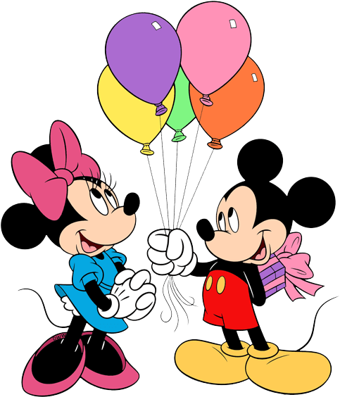 Download Mickey Mouse Minnie Mouse Balloon Clip Art Mickey And Minnie With Balloons Png Image With No Background Pngkey Com