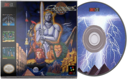 Actraicer - Enix Actraiser Super Famicom (super Nes Japanese Import) (500x354), Png Download