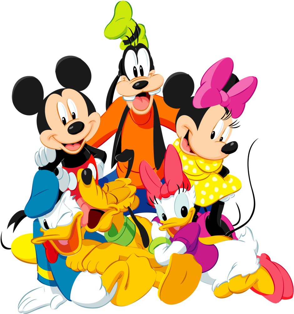 Kit Festa Pronta Turma Do Mickey Grátis Para Baixar - Mickey Mouse And Friends (965x1024), Png Download