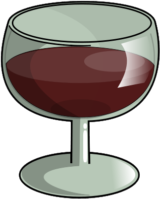 Wine Free To Use Clipart - Wine Glass (415x444), Png Download